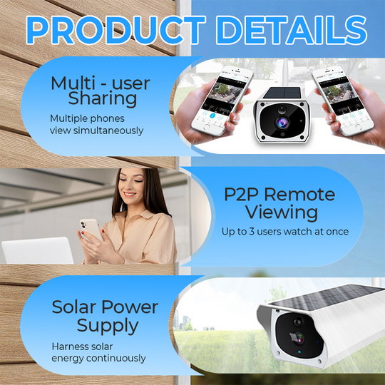 🔥Solar Wireless Security Cameras