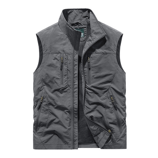 🍂Hot Sale 49% OFF🧥Men's Oversized Sleeveless Vest Jacket With Pockets