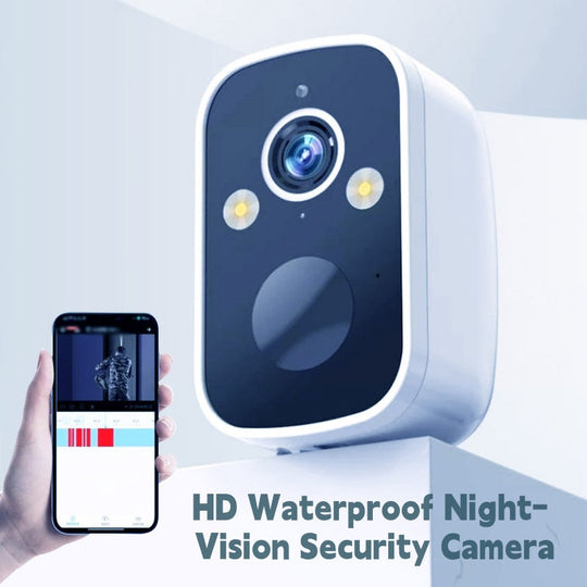 ⏰Wireless night vision camera – intelligent security around the clock!🏆Ultra-clear full color [ultra-long standby + permanent loop video recording]
