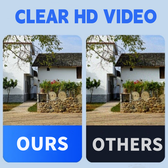 ⏰Wireless night vision camera – intelligent security around the clock!🏆Ultra-clear full color [ultra-long standby + permanent loop video recording]
