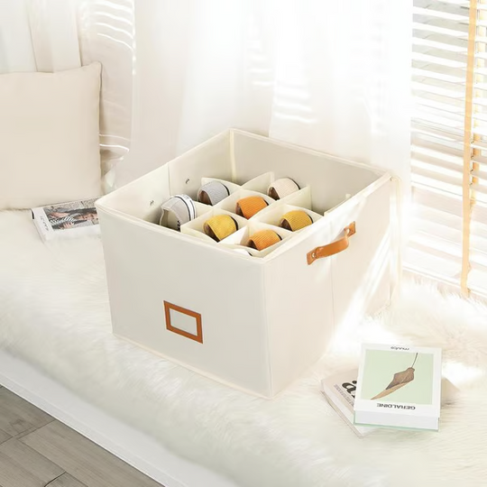🏆LIMITED TIME 50% OFF! 🔥Fabric Shoe Organizer Storage Box – Foldable, Large Capacity, Dustproof & Breathable for Closet & Bedroom