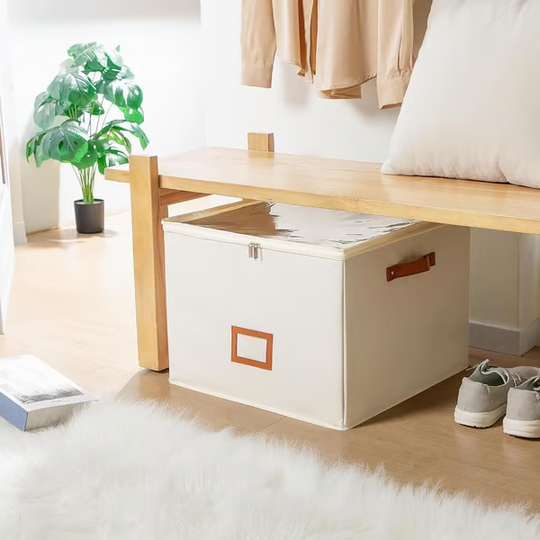 🏆LIMITED TIME 50% OFF! 🔥Fabric Shoe Organizer Storage Box – Foldable, Large Capacity, Dustproof & Breathable for Closet & Bedroom