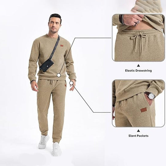 🎉 Hot Sale 50% OFF✈️Men’s Athletic 2-Piece Set - Sweatshirt & Joggers