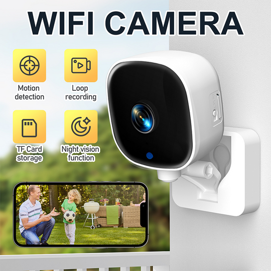 🔥Crystal-clear  security camera🎥Color Night Vision🌙 24/7 Recording & Smart Alerts 🚨 Easy Install! 🔒