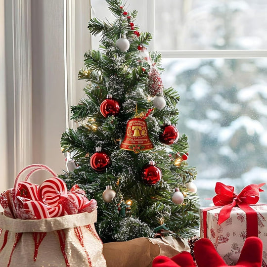 🎅🎅Anniversary Metal Bell Ornament📢📢Flash Sale: Ending in 3 Hours!⏰⏰