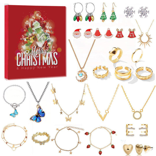 ✨🎄Christmas Sales 49% OFF📿24PCS Christmas Jewelry Mystery Box