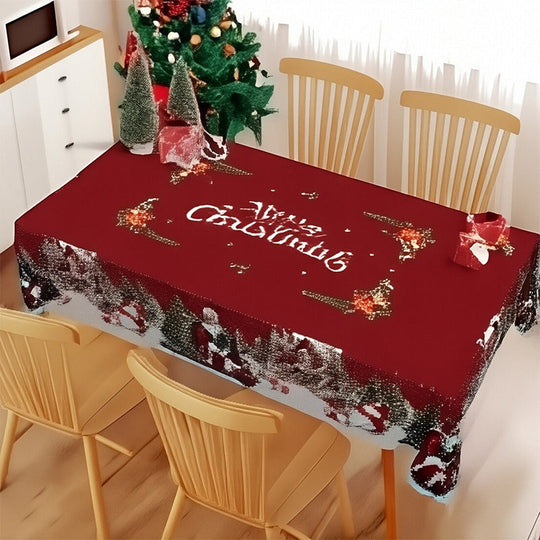🦌Christmas Early Bird Special🎄Joyful Festive Classic Christmas Tablecloth