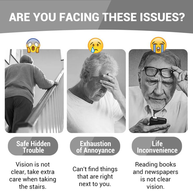 Multi-Function Anti-Blue Light Presbyopia Glasses – Clear Vision, Smart Protection