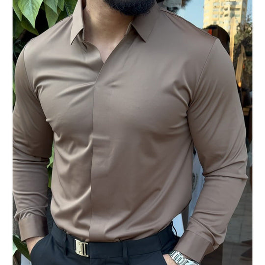 🔥2025 New Arrival Hot sale 50% OFF🔥Men's Casual Slim Fit Solid Color Shirt