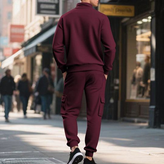 ❄️LAST DAY PROMOTION - 50%OFF 💖 Chic Versatile Men's Warm 2-Piece Set