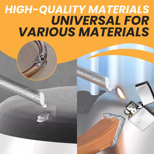 🔥 50% OFF! 🔧 UNIVERSAL WELDING ROD - Low Temperature & Easy to Use, Bonds Various Metals without Power Tools, Ideal for Home Repairs and DIY Projects 🛠️✨