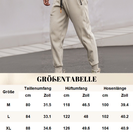 Men’s Sporty Loose Fit Pants With Drawstring
