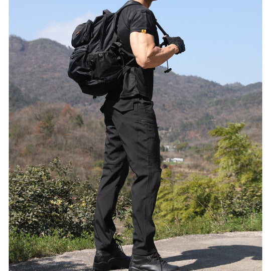 🔥Limited stock available 50% OFF🔥Men's Solid Color Slim-fit Cargo Pants