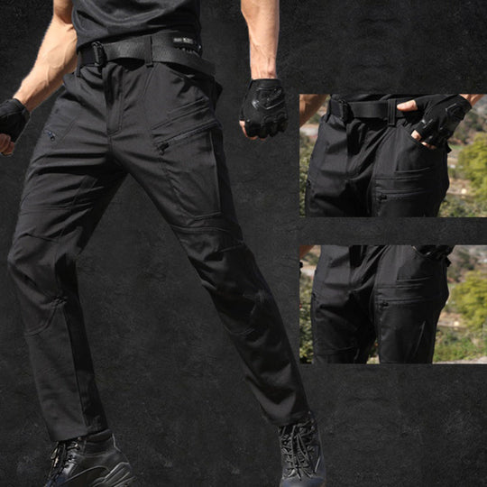 🔥Limited stock available 50% OFF🔥Men's Solid Color Slim-fit Cargo Pants