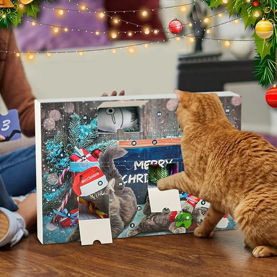 🎄🎁2025 Christmas Countdown Cat&Dog Toys Advent Calendar🐾🥳