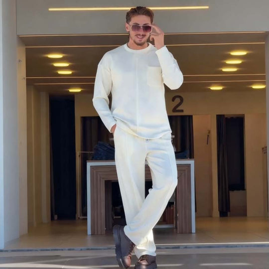 🎊Christmas sale - 50% Off🎊Men's Casual Autumn Stretch 2-Piece Set