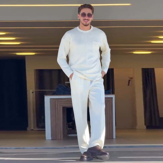 🎊Christmas sale - 50% Off🎊Men's Casual Autumn Stretch 2-Piece Set