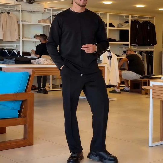 🎊Christmas sale - 50% Off🎊Men's Casual Autumn Stretch 2-Piece Set