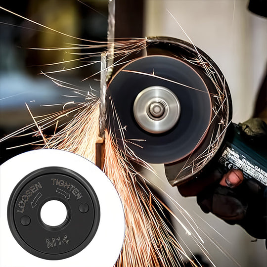 🎁Black Friday limited time sale!🎁M14 Self-locking Angle Grinder Flange Nut