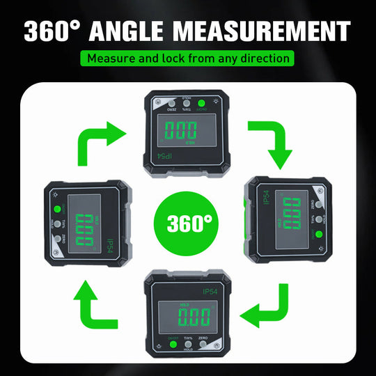 IP54 Waterproof Magnetic Digital Angle Gauge