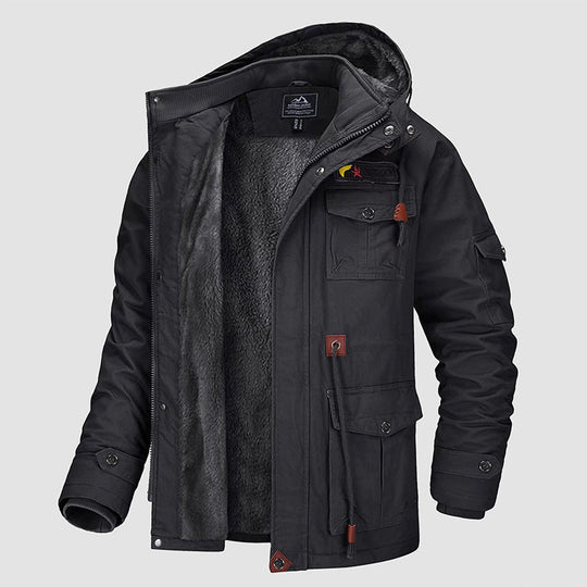 🔥 LAST DAY PROMOTION - 50%OFF 🔥Men's Winter Drawstring Cotton Military Driver Jacket - Comfort and Style Combined