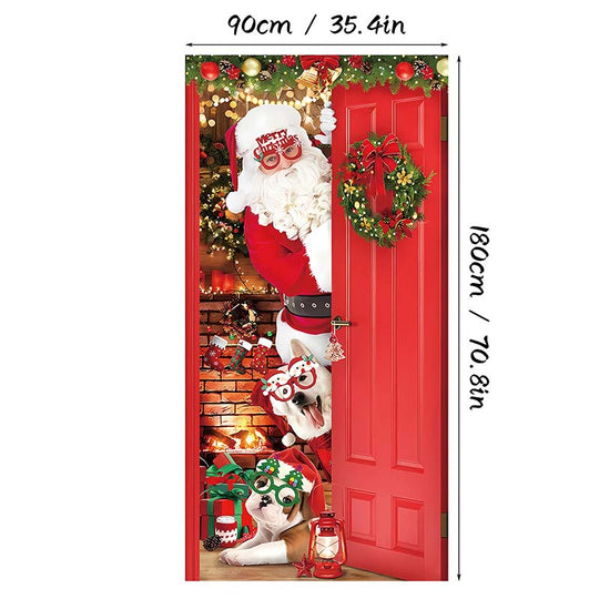 🎊Christmas sale 50% Off🎊Santa Claus Door Frame Banner 🎅