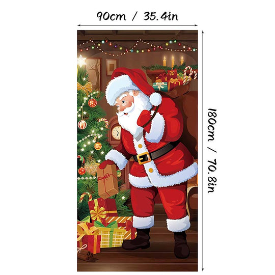 🎊Christmas sale 50% Off🎊Santa Claus Door Frame Banner 🎅