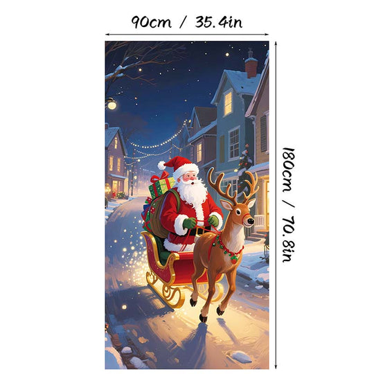 🎊Christmas sale 50% Off🎊Santa Claus Door Frame Banner 🎅