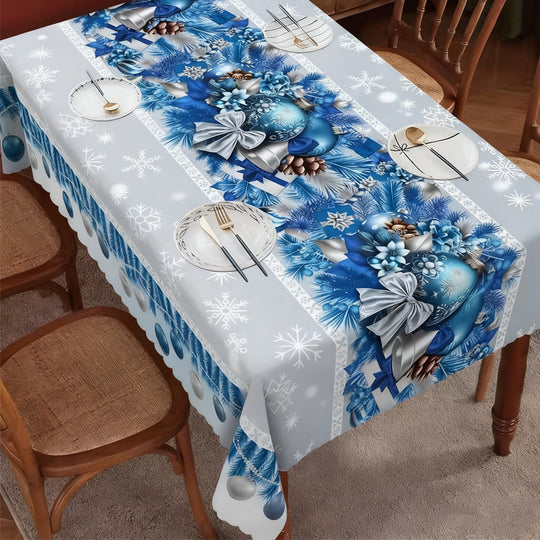 🎁Christmas Printed Tablecloth🌟Stylish Patterns + Premium Fabric, Ideal Gift for Home Decor Lovers!