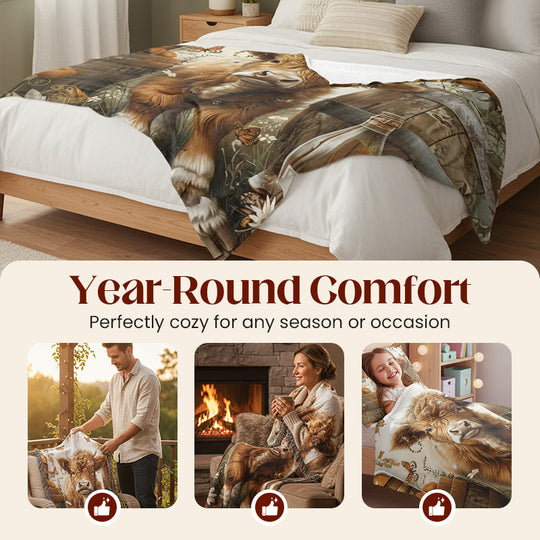 Ultra Soft Cozy Printed Throw Blanket