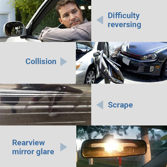 Wide Car Curved Rear View Mirror