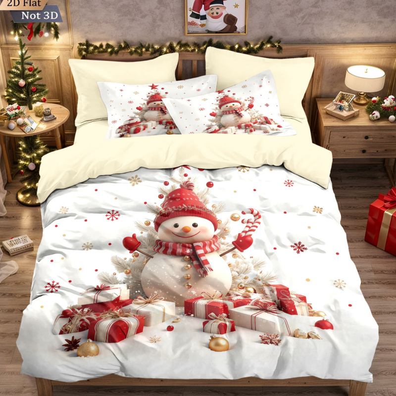 🎊Christmas sale - 50% Off🎊Festive Christmas 3-Piece Duvet Cover Set