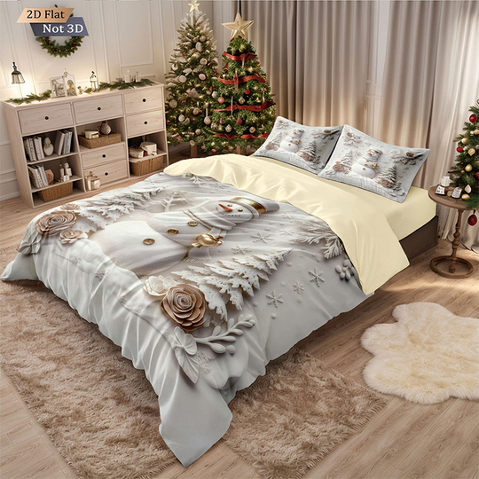 🎊Christmas sale - 50% Off🎊Festive Christmas 3-Piece Duvet Cover Set