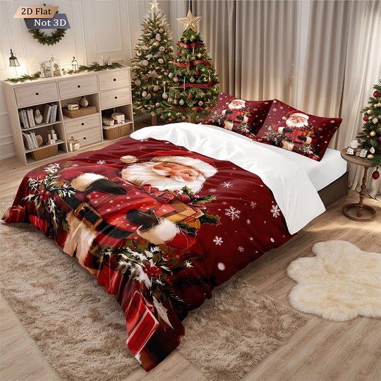 🎊Christmas sale - 50% Off🎊Festive Christmas 3-Piece Duvet Cover Set