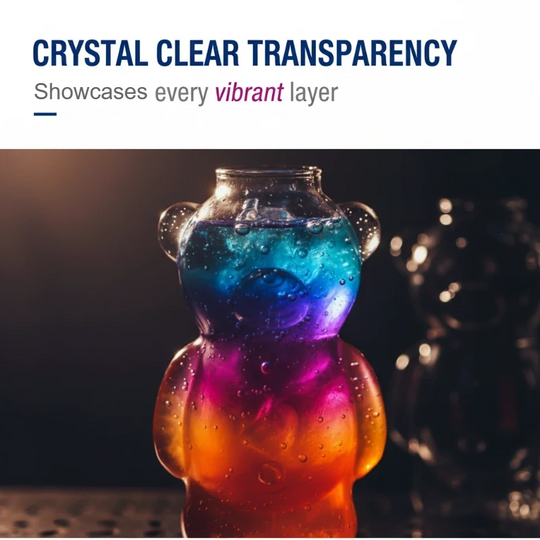 ✨LAST DAY PROMOTION Adorable Clear Bear Glass Cup