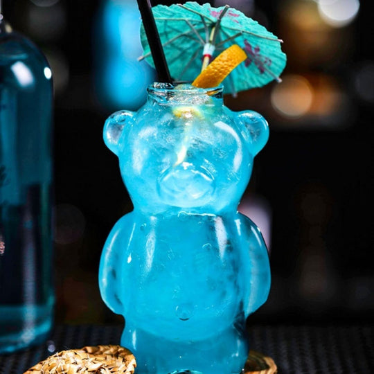 ✨LAST DAY PROMOTION Adorable Clear Bear Glass Cup