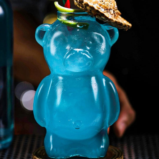 ✨LAST DAY PROMOTION Adorable Clear Bear Glass Cup