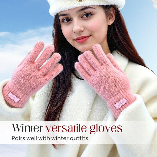 Warm Thermal Knit Touchscreen Gloves