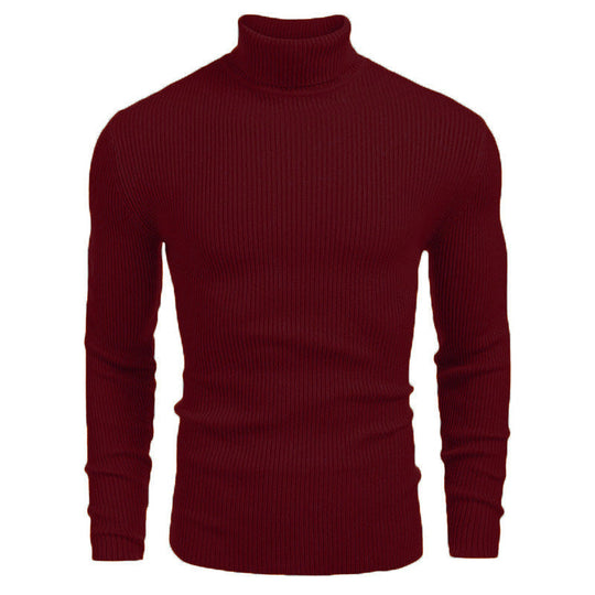 💯 Premium Softness | Men's Soft Knit Turtleneck Sweater