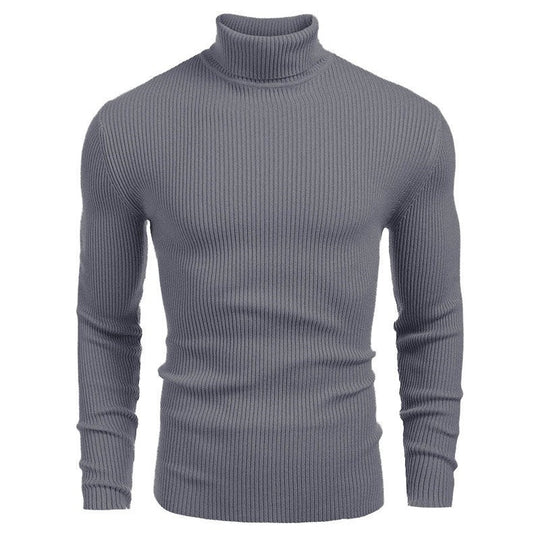 💯 Premium Softness | Men's Soft Knit Turtleneck Sweater