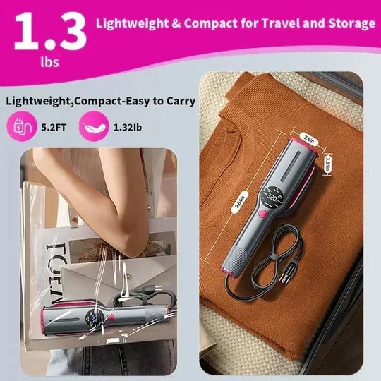 2026 HOT SALE🏆Steam Iron & Steamer 2-in-1 – Kills 99.99% mites & bacteria. 5s preheat, 150ml tank. Ceramic plate, even heat. Safe for silk to cotton. Your fabric care essential.
