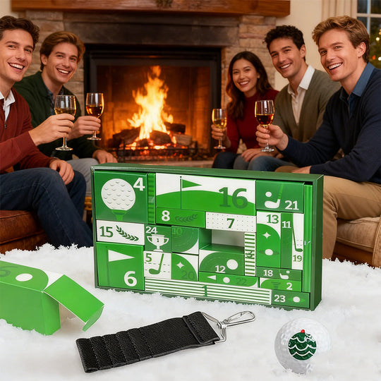 24-Day Christmas Golf Advent Calendar Gift Box