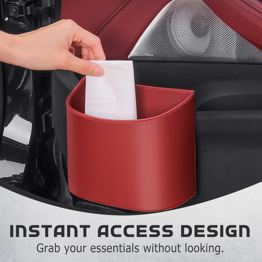 🚗 Leather Car Door Cup Holder – Wide‑mouth opening, easy reach for drinks & phone. Clip‑on secure fit. PU leather, tough & stylish. 🛡️✨