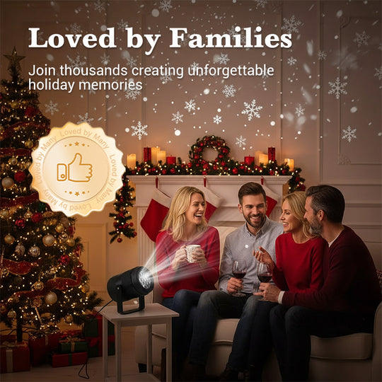 LED Snowflake Projector Lamp