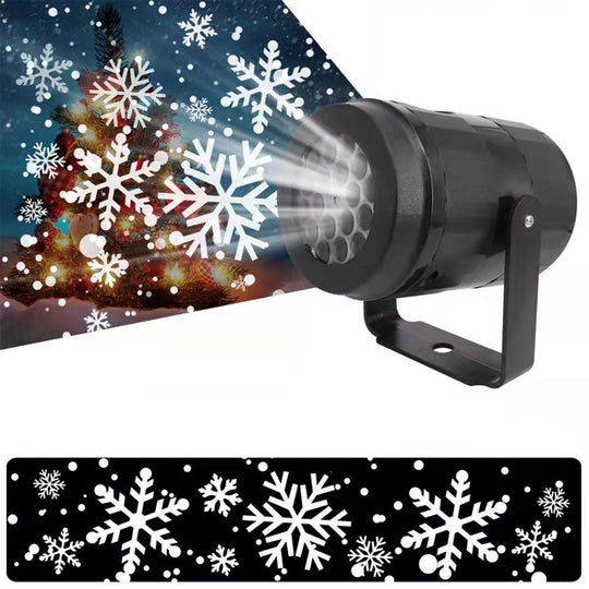 LED Snowflake Projector Lamp