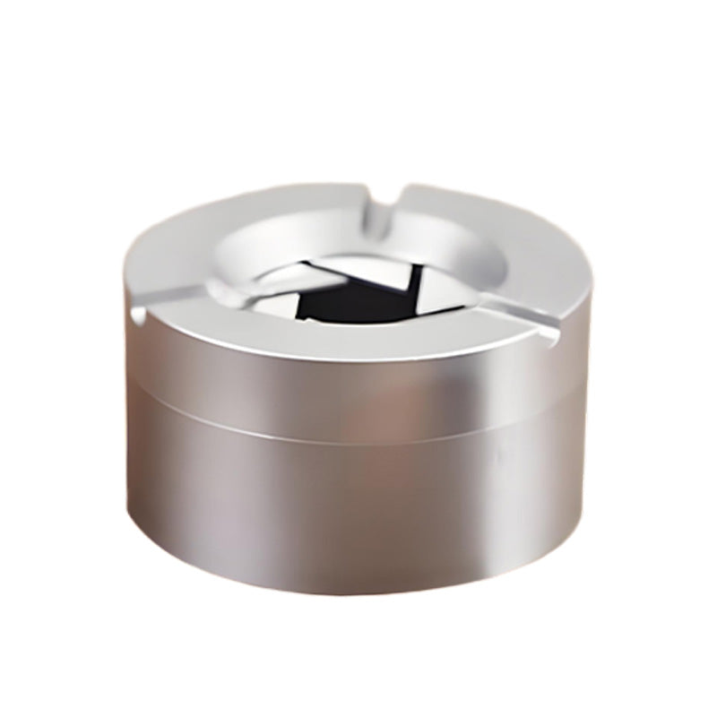 ✨✨360° Stainless Steel Twist-Lock Ashtray - Now on Sale🚬🚬 Odor-Proof & With Cigarette Holder for Car & Home