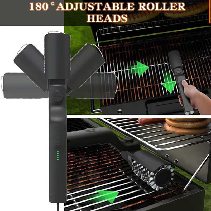 Cordless Electric BBQ Grill Brush Cleaner