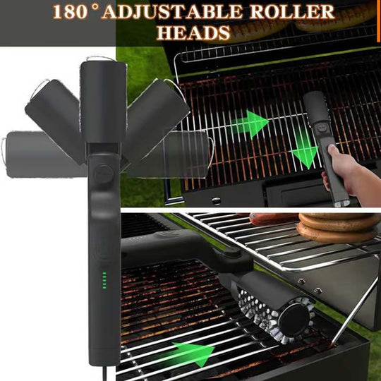 Cordless Electric BBQ Grill Brush Cleaner