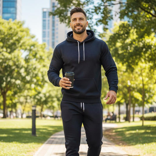 🖤Black Friday Sale:50% OFF🖤Men's 2-Piece Hooded Tracksuit Set