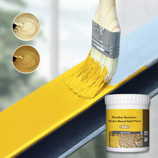🎊Christmas sale 50% Off🎊Weather resistant water-based gold paint